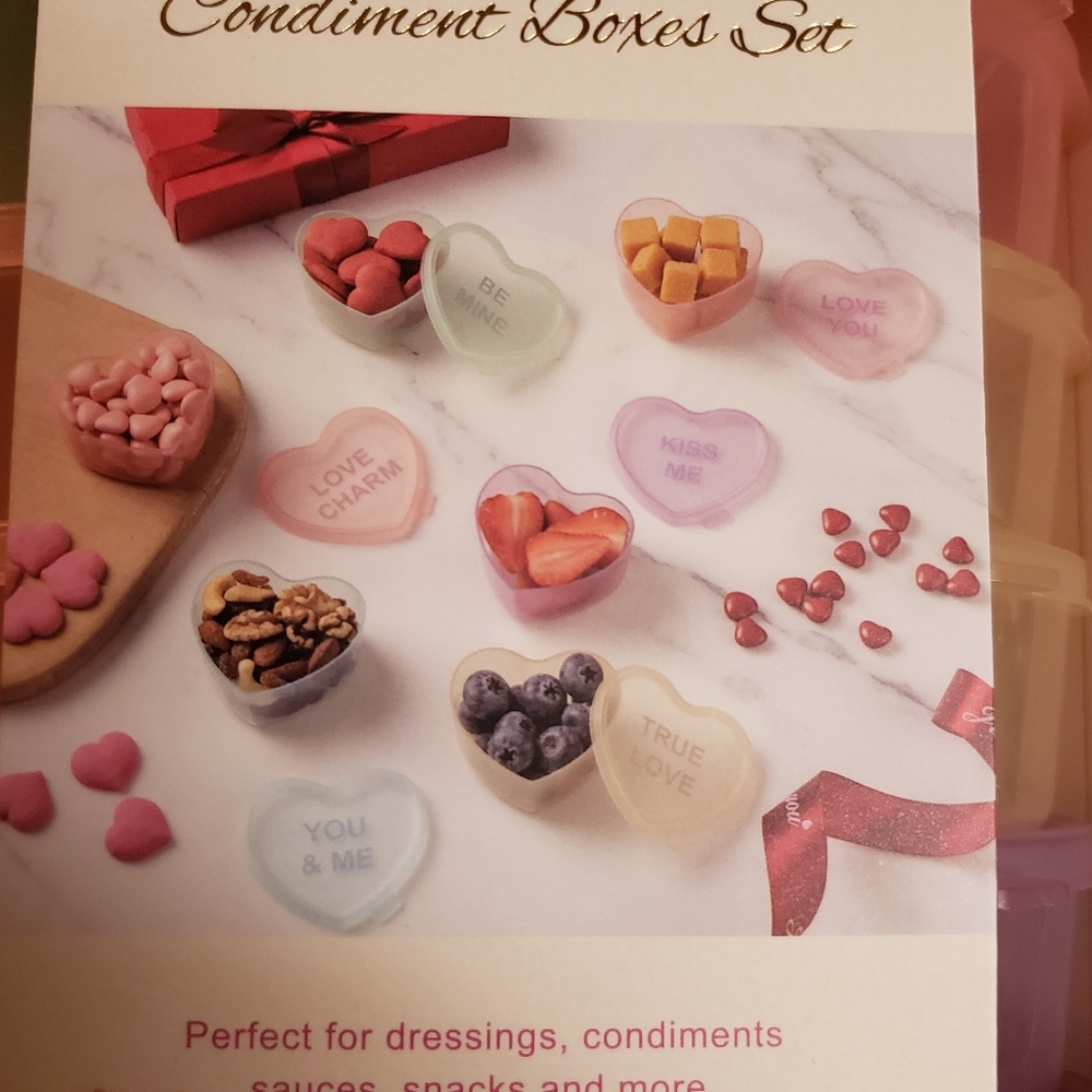 CWC 24-Piece Mini Condiment Boxes Set - Pastel Multi - Picture 2 of 2
